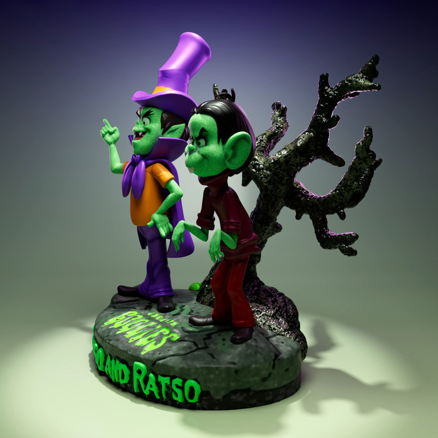 Batso and Ratso - Groovie Goolies 3D print model_2