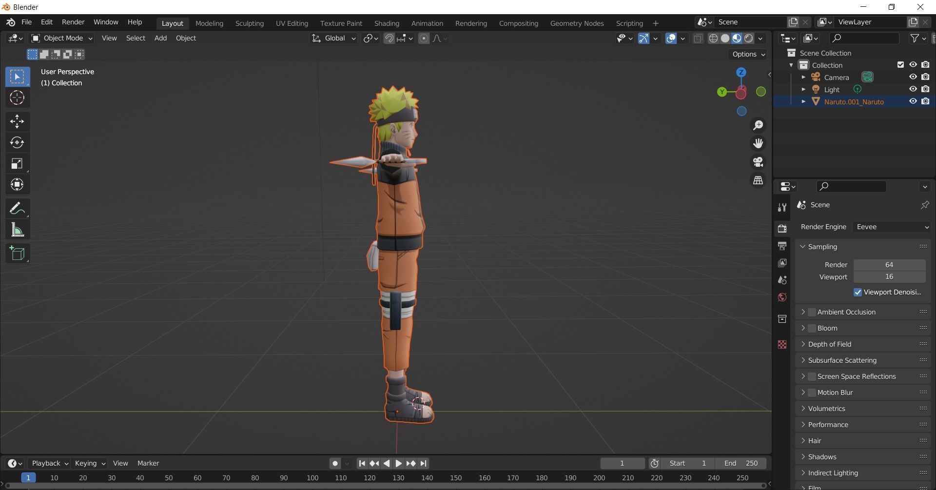 Naruto Shippuden- Naruto 3D model_1