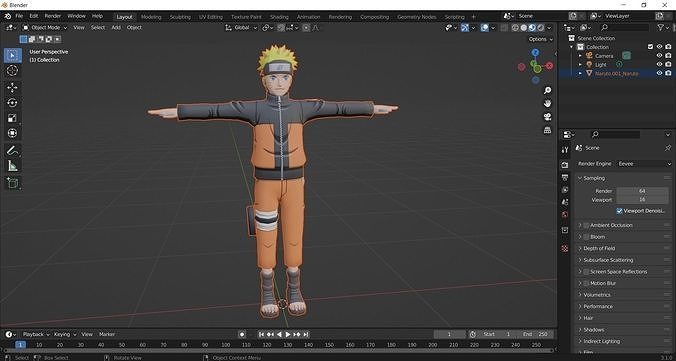 Naruto Shippuden- Naruto 3D model
