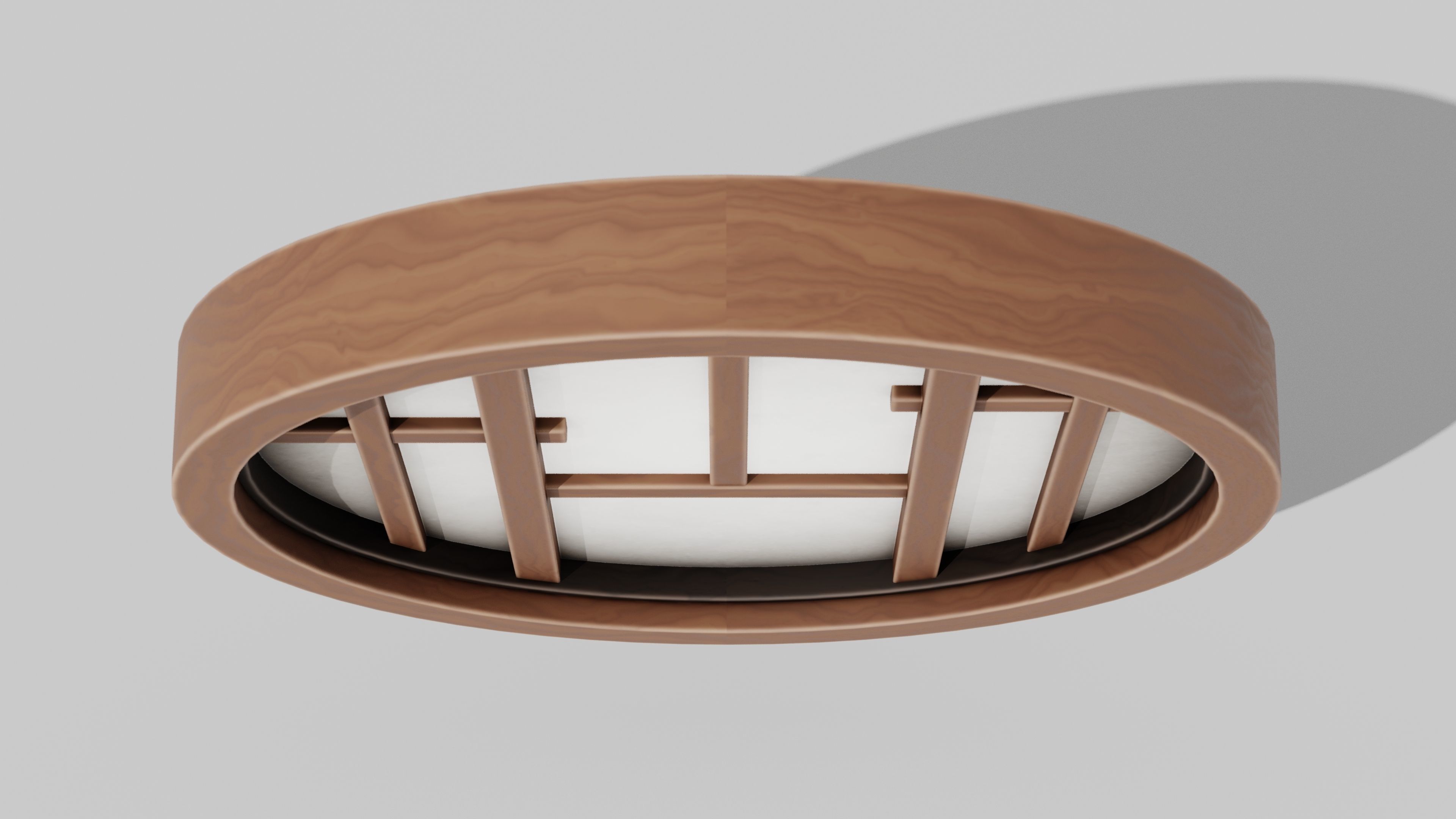 Japanese Furniture Kit - Window Low-poly 3D model_5