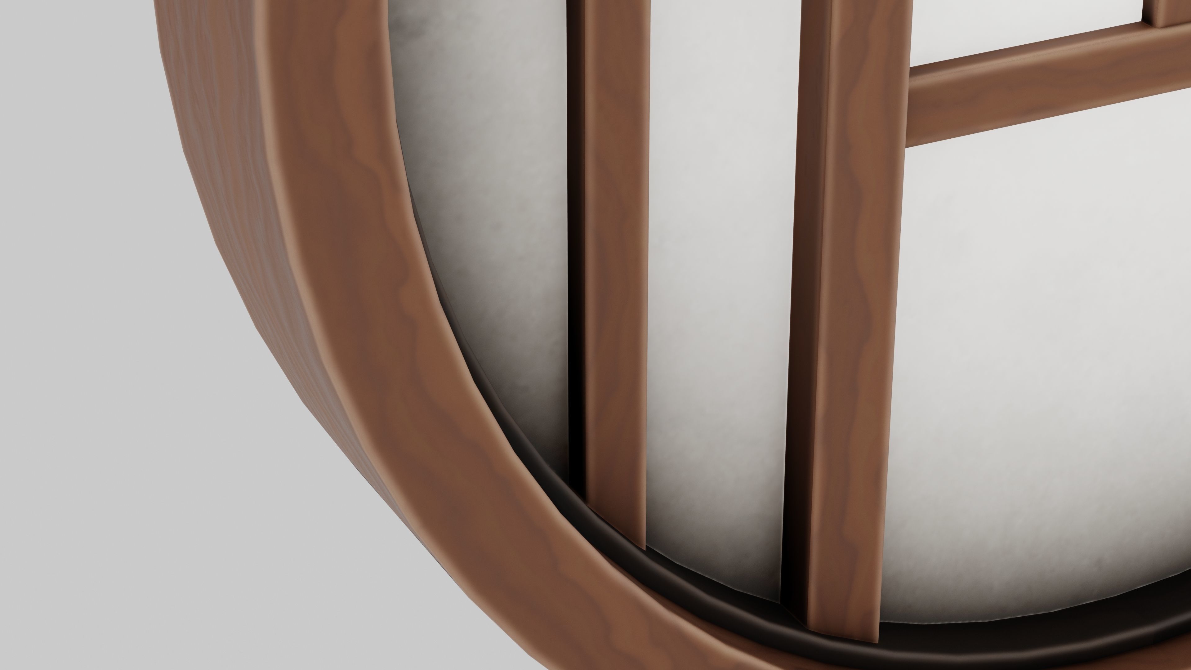 Japanese Furniture Kit - Window Low-poly 3D model_2