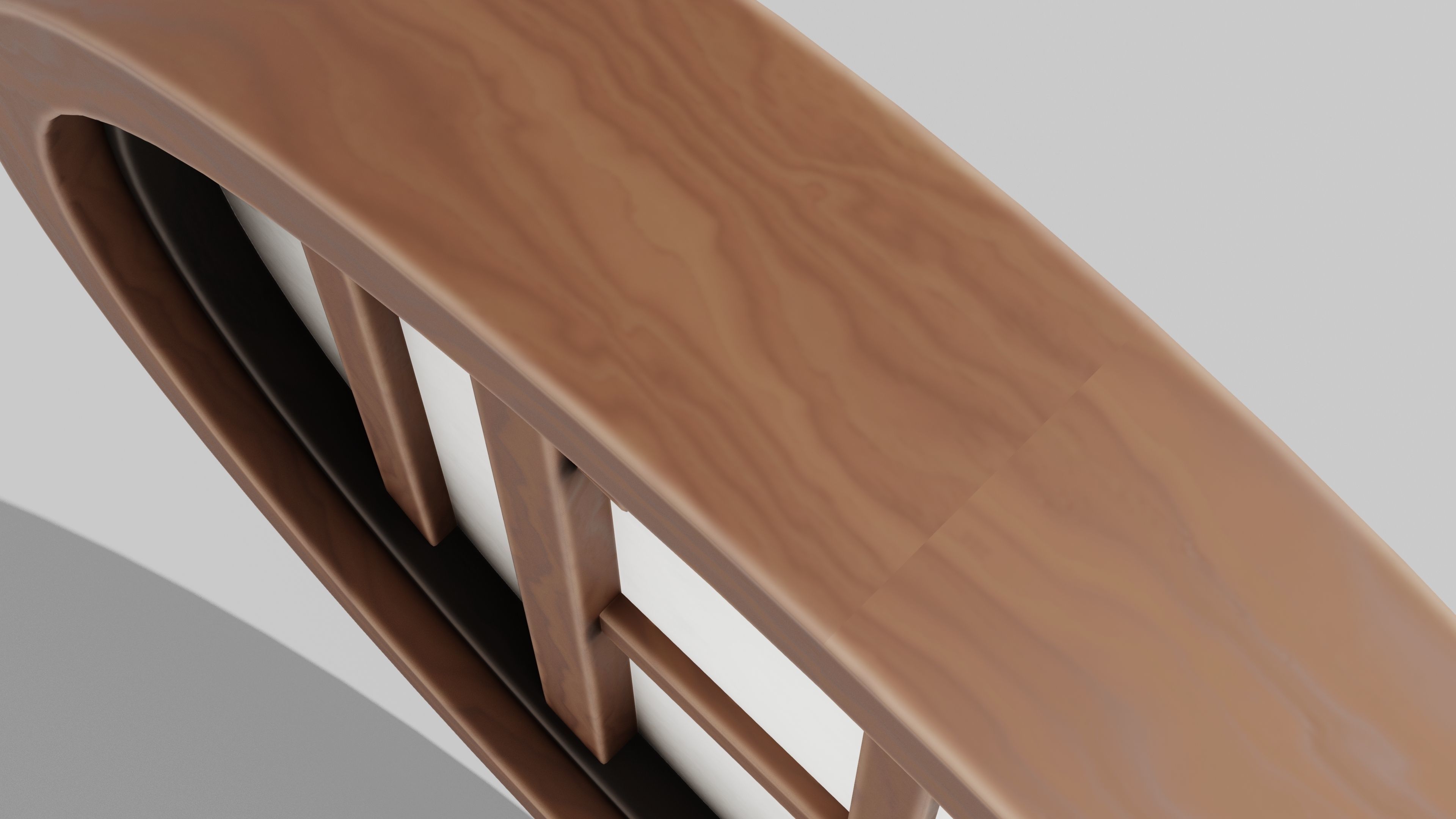 Japanese Furniture Kit - Window Low-poly 3D model_4