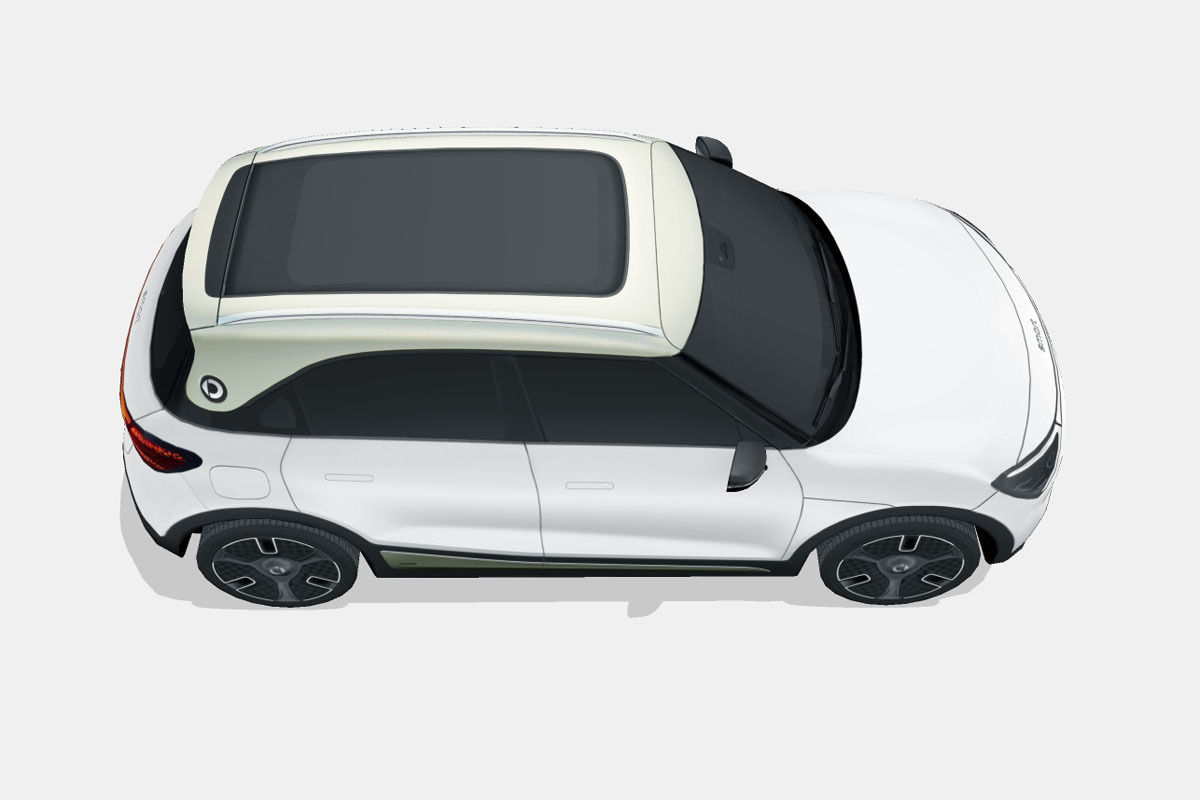 Smart 1 2023 Low-poly 3D model_13