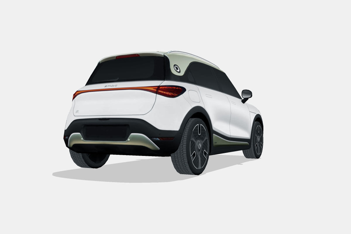 Smart 1 2023 Low-poly 3D model_11