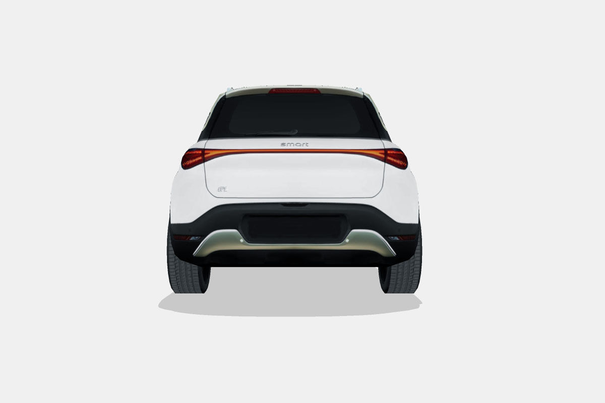 Smart 1 2023 Low-poly 3D model_8