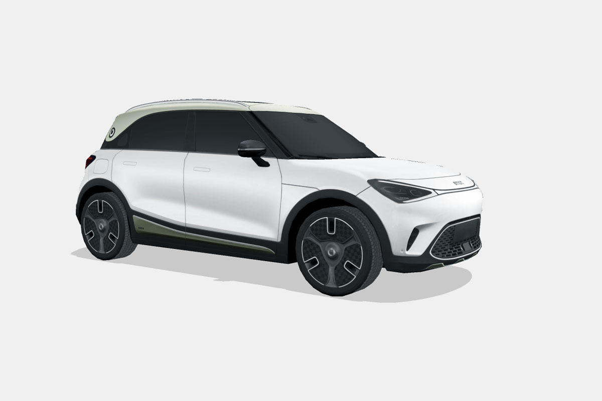 Smart 1 2023 Low-poly 3D model_15