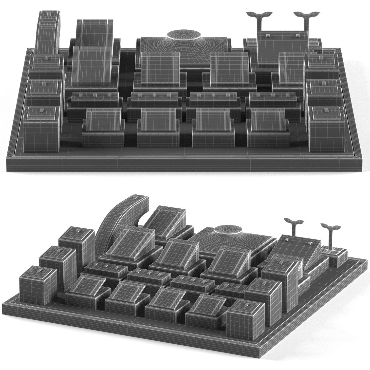 jewelry display set-digu1 3D model_3