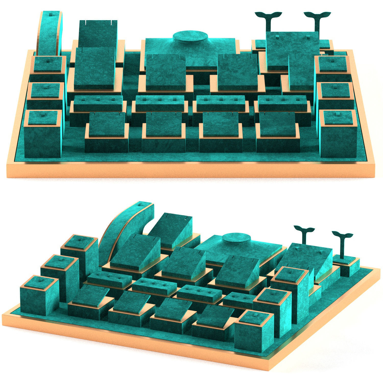 jewelry display set-digu1 3D model_1