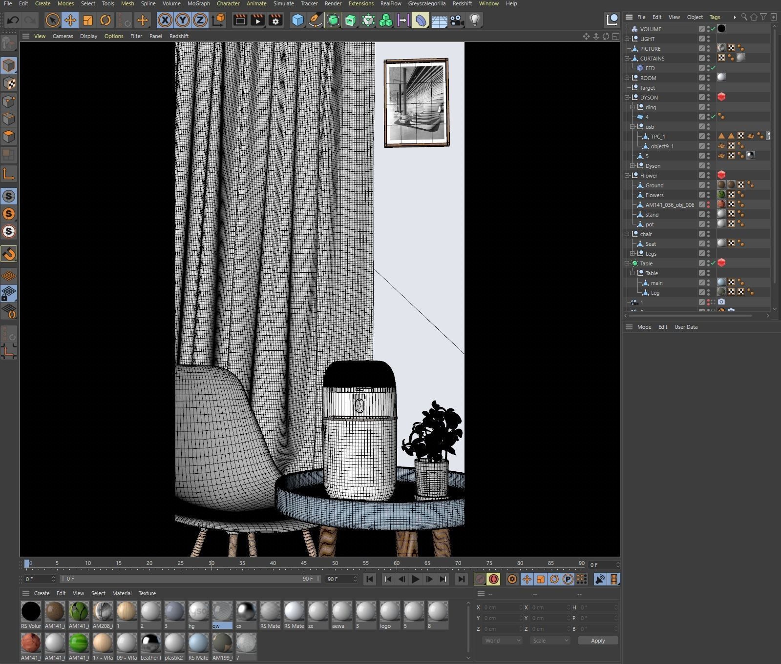 Dyson Project for C4D and Redshift Render  3D model_2