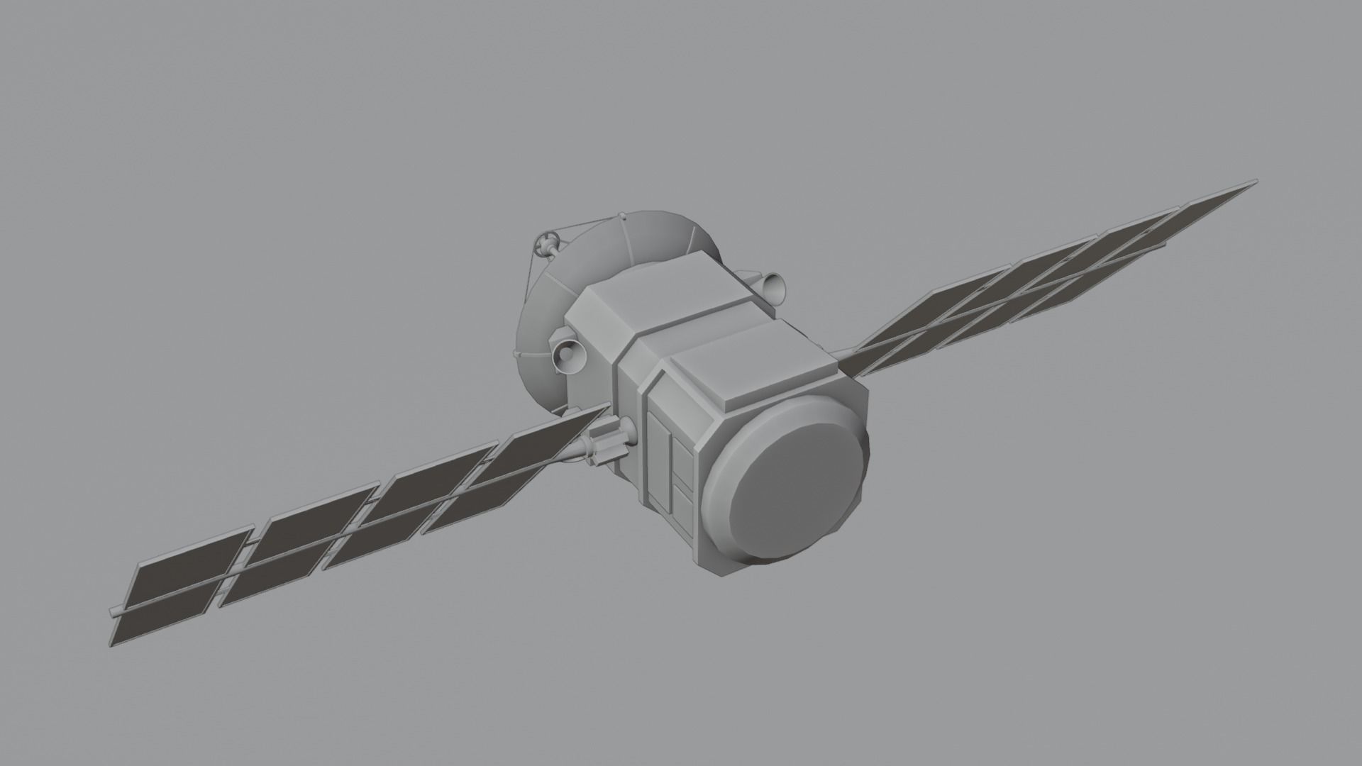 Sci-fi Satellite with 4K Textures Low-poly 3D model_6