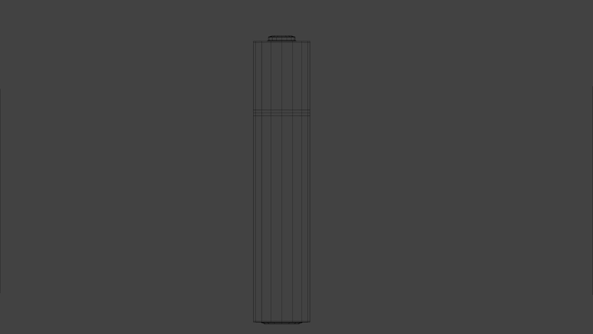 AAAA Battery Low-poly 3D model_8