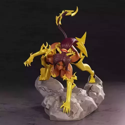 Yoruichi Shihouin God of Thunder 3  3D print model
