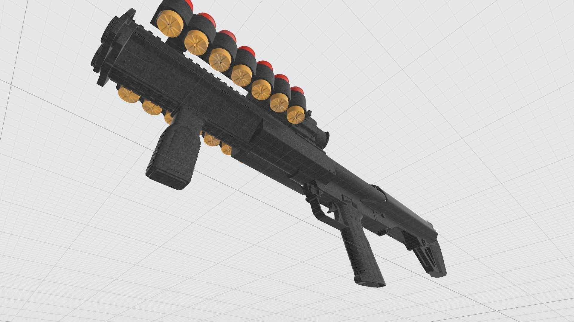 Kel-Tec KSG 3D model_4
