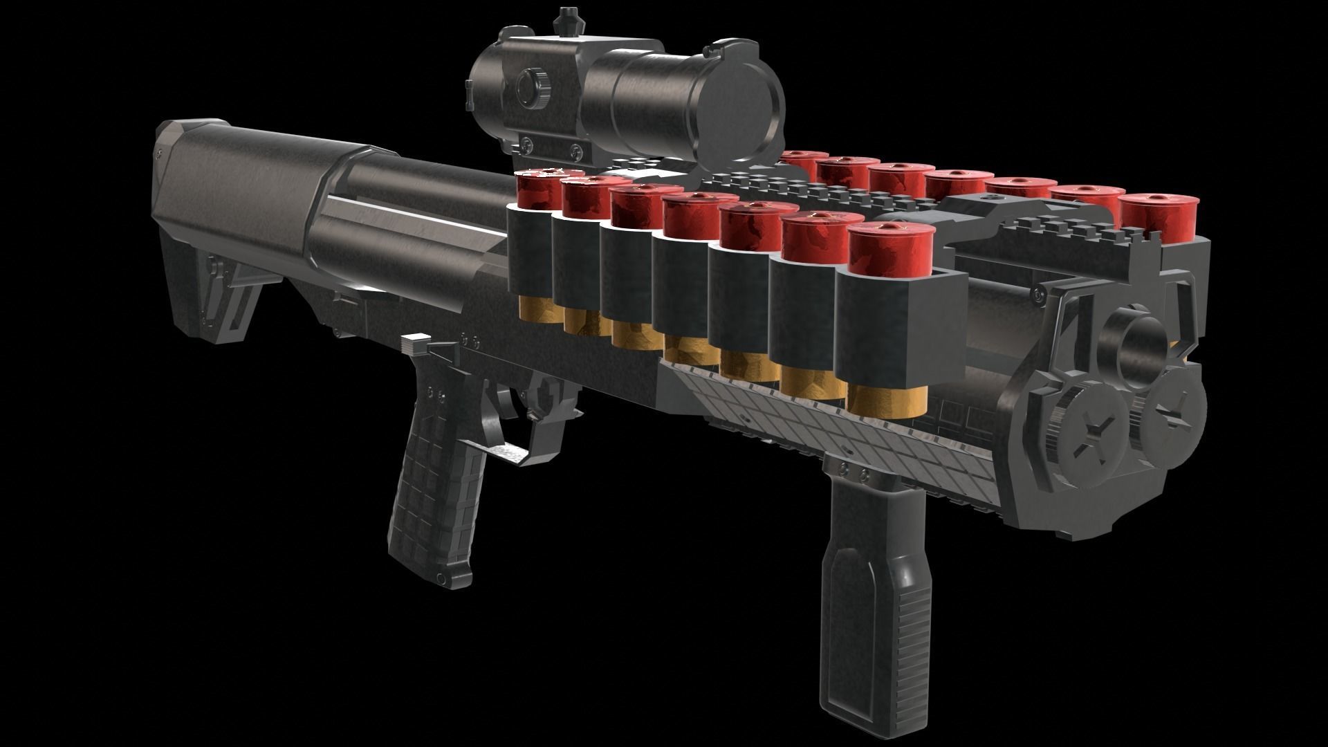 Kel-Tec KSG 3D model_17