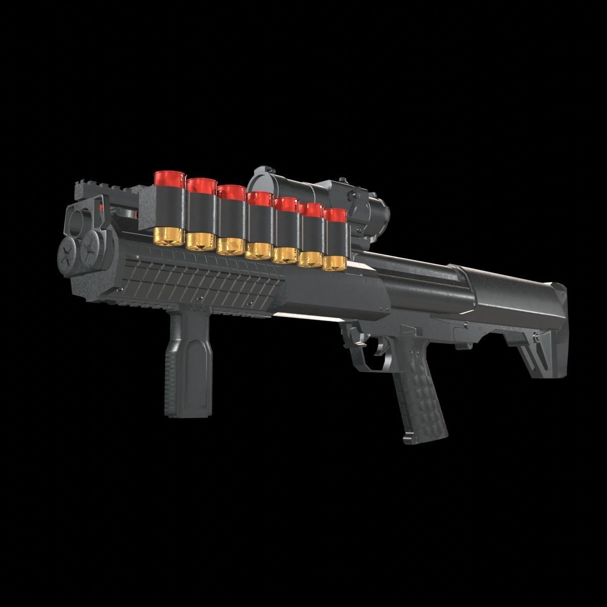 Kel-Tec KSG 3D model_14