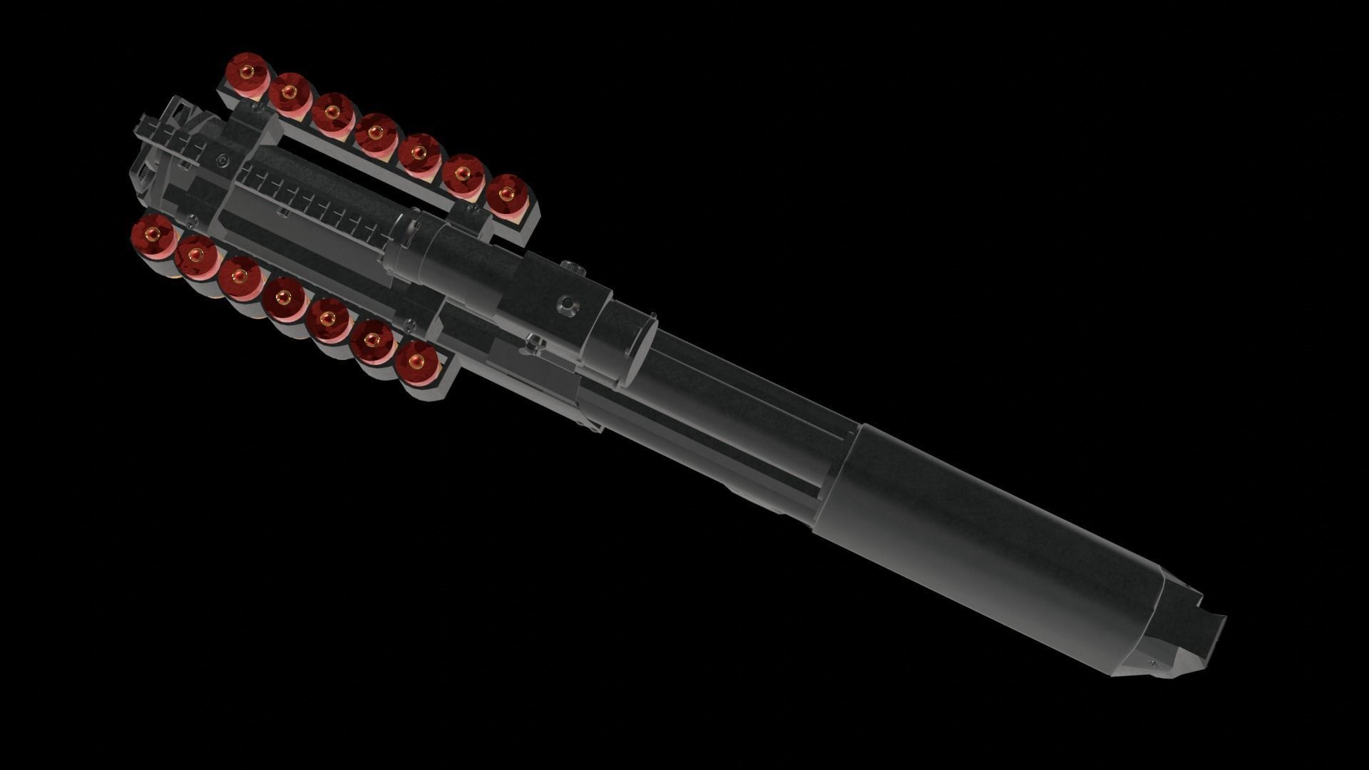 Kel-Tec KSG 3D model_15