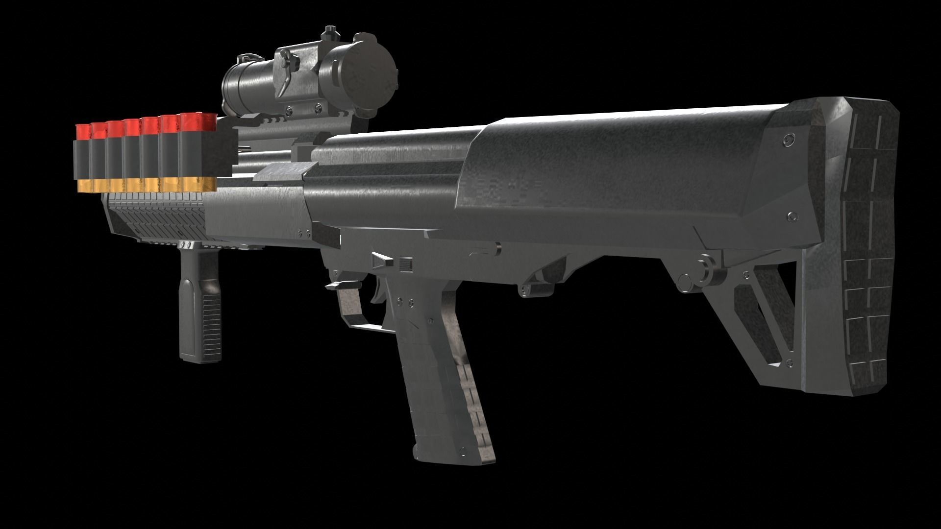 Kel-Tec KSG 3D model_16