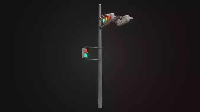 Moderately Dirty Japanese Traffic Light