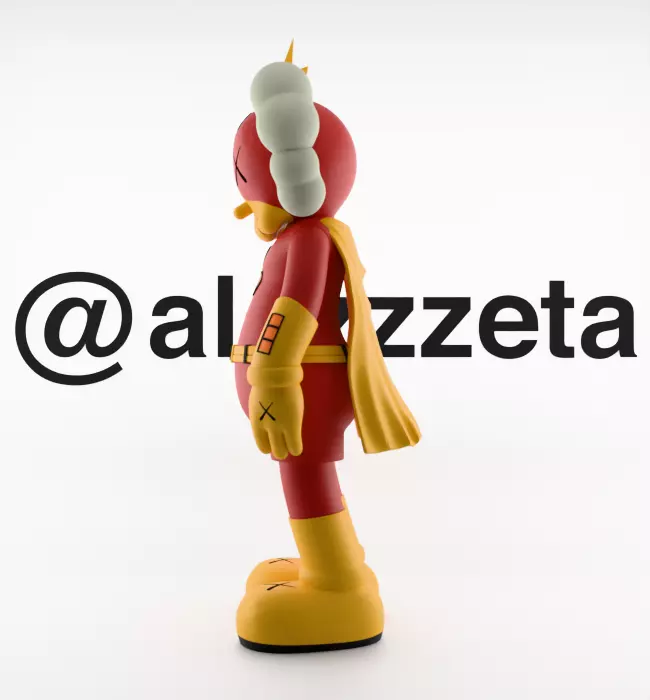 Kaws Radioactive Man for Print 3D print model_11