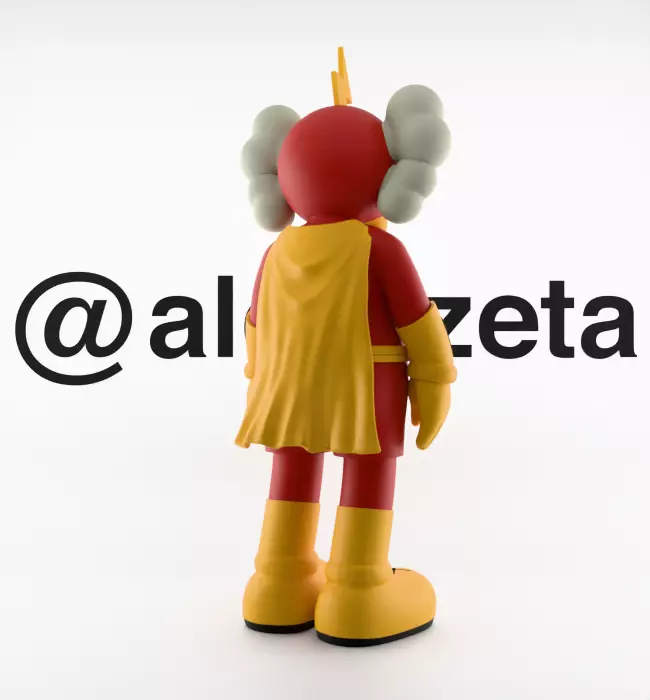 Kaws Radioactive Man for Print 3D print model_23