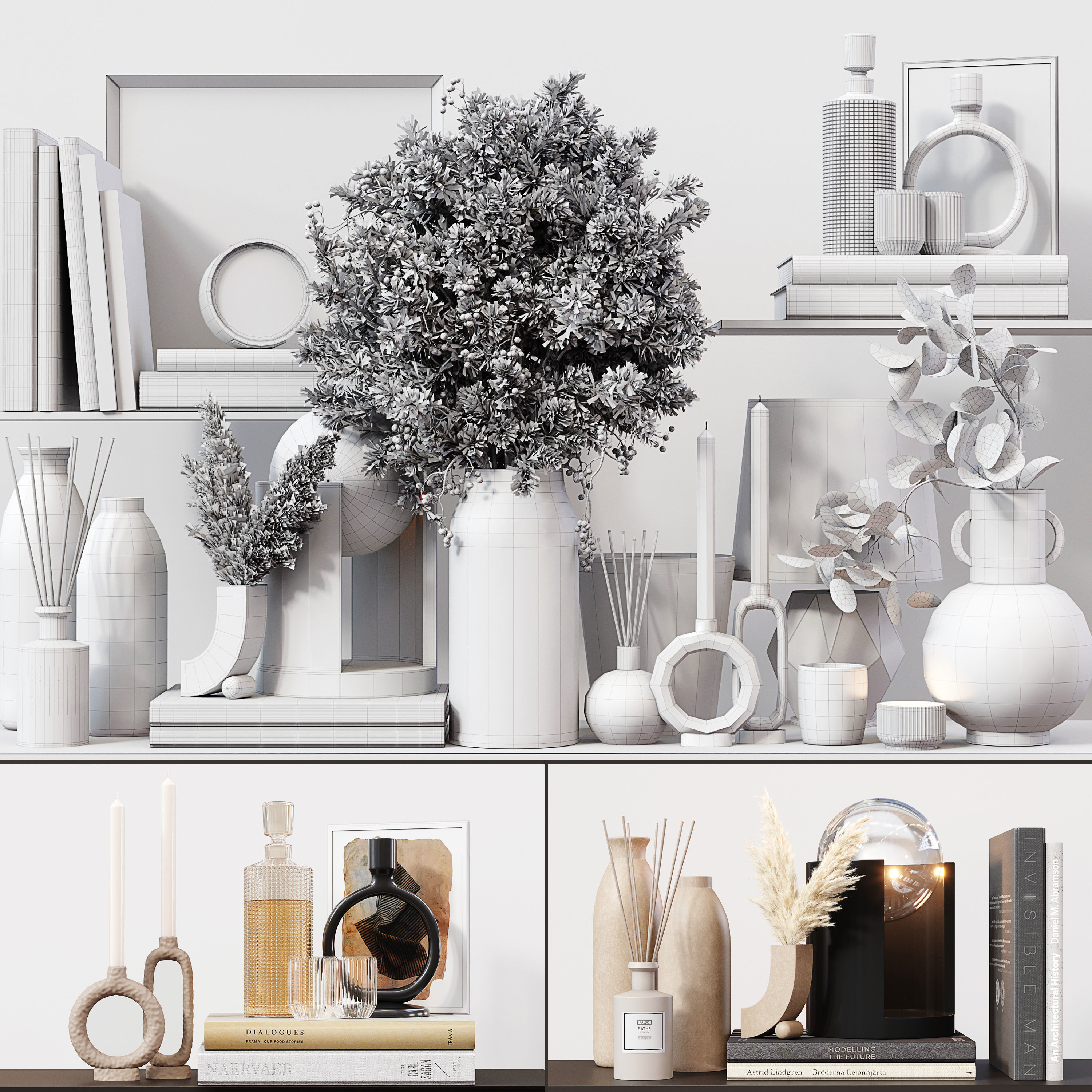 Decor Set 069 3D model_4