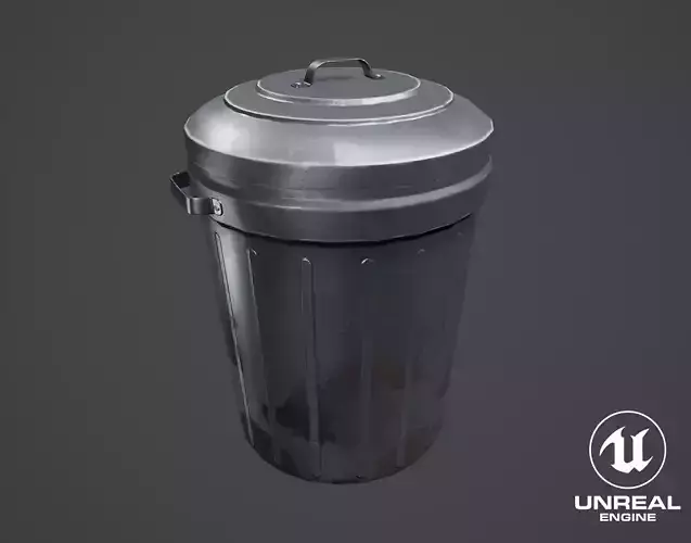Stylized Trash Can