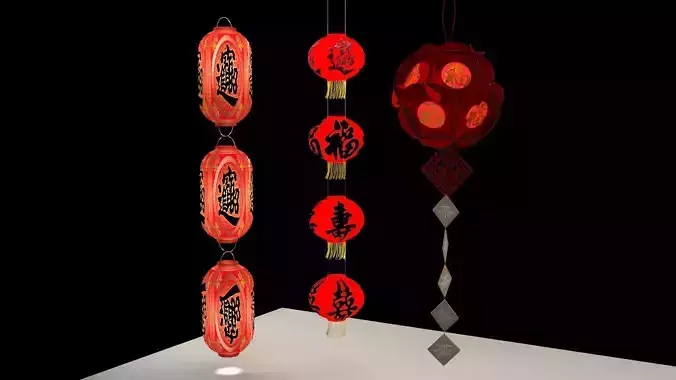 Chinese red lantern