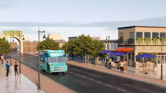 3D Environment of Small Town