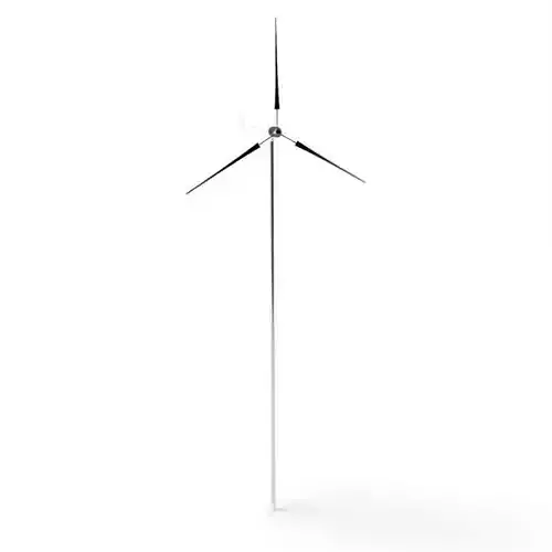 White And Black Wind Turbine