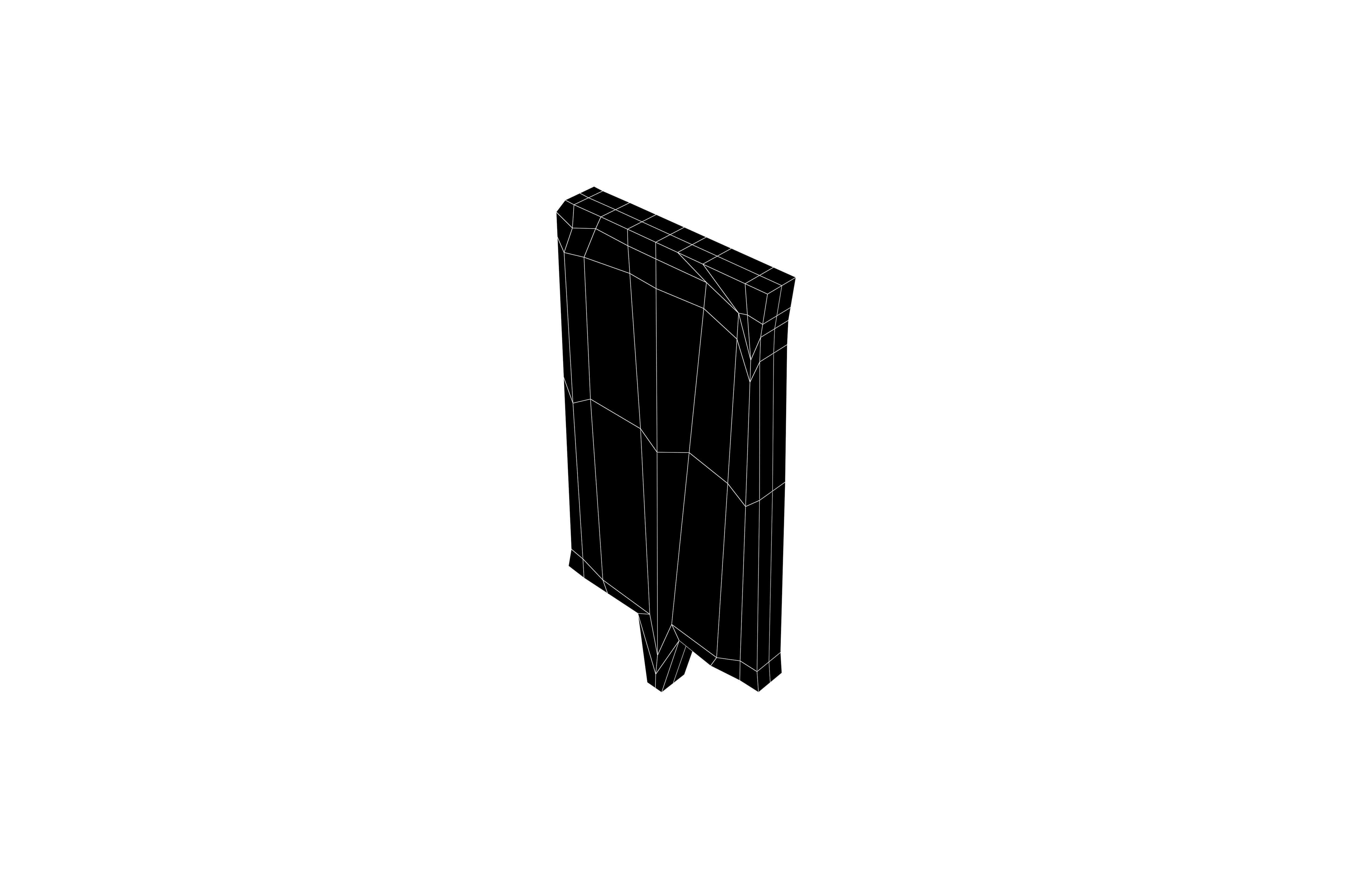 Speech Balloon v3 003 Low-poly 3D model_7