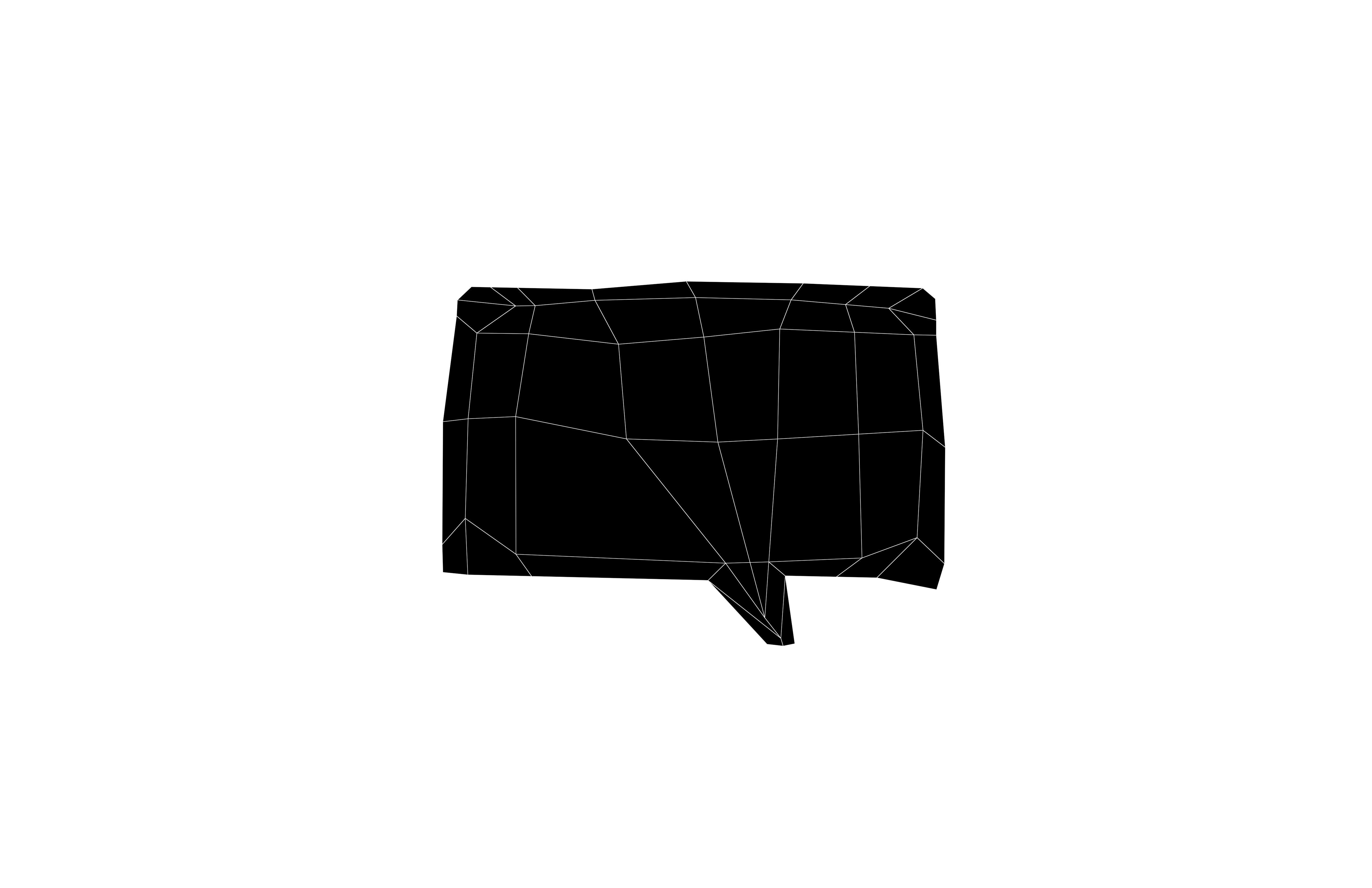 Speech Balloon v7 003 Low-poly 3D model_5