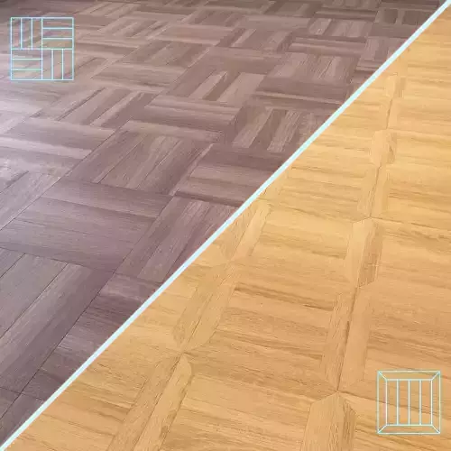 Parquet - Laminate - Wooden floor 2 in 1