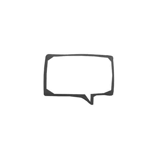 Speech Balloon v8 001 Low-poly 3D model