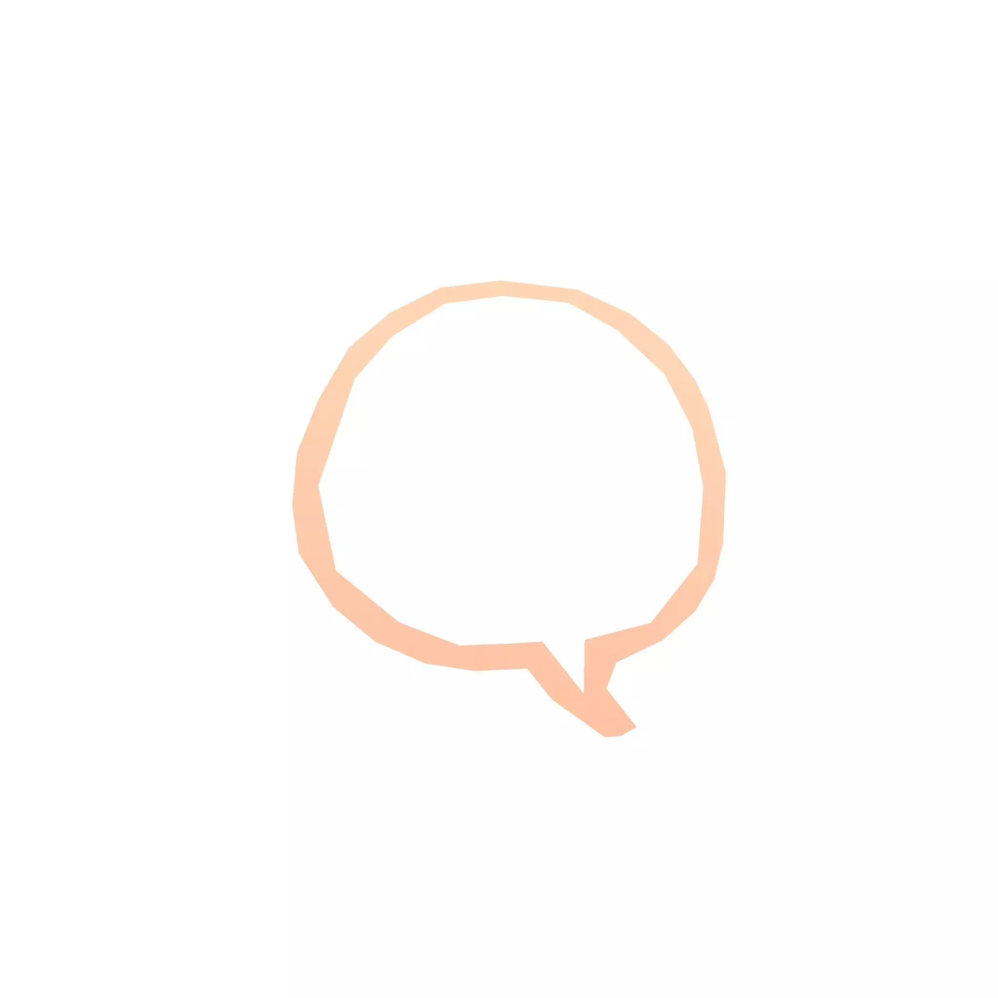 Speech Balloon v9 004 Low-poly 3D model_0