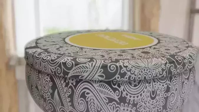 Antique oriental accessory case