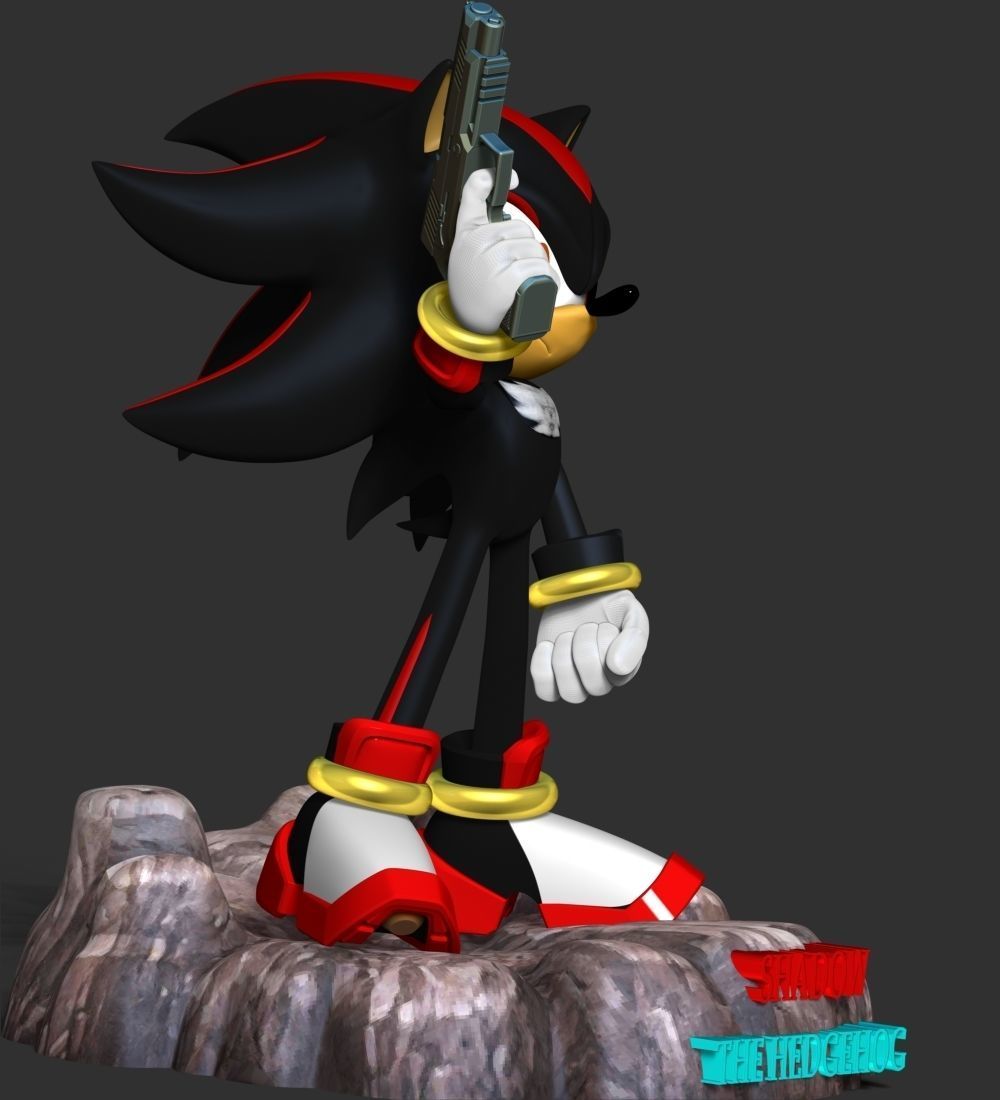 Shadow - Sonic The Hedgehog 3D print model_11