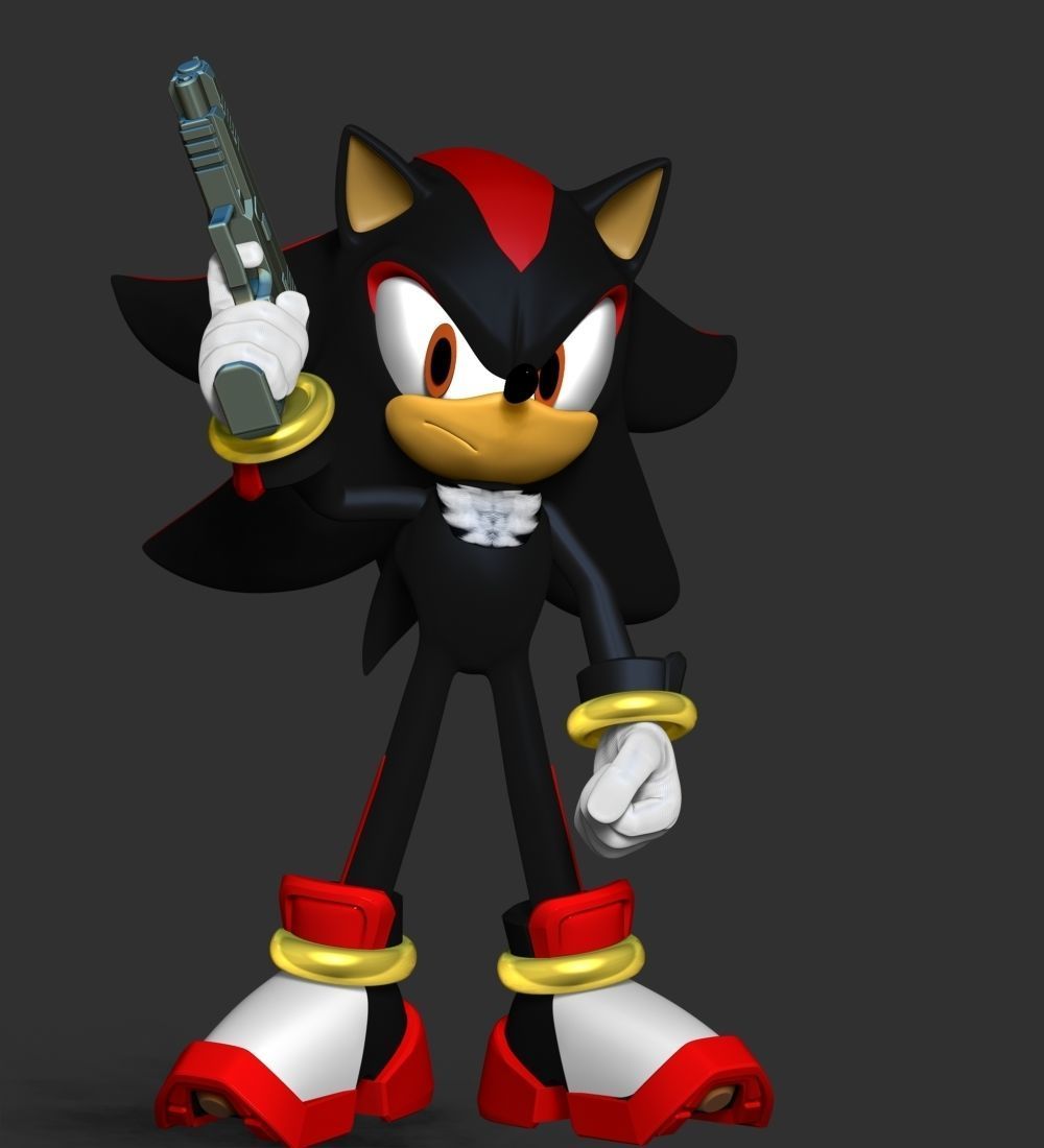Shadow - Sonic The Hedgehog 3D print model_14