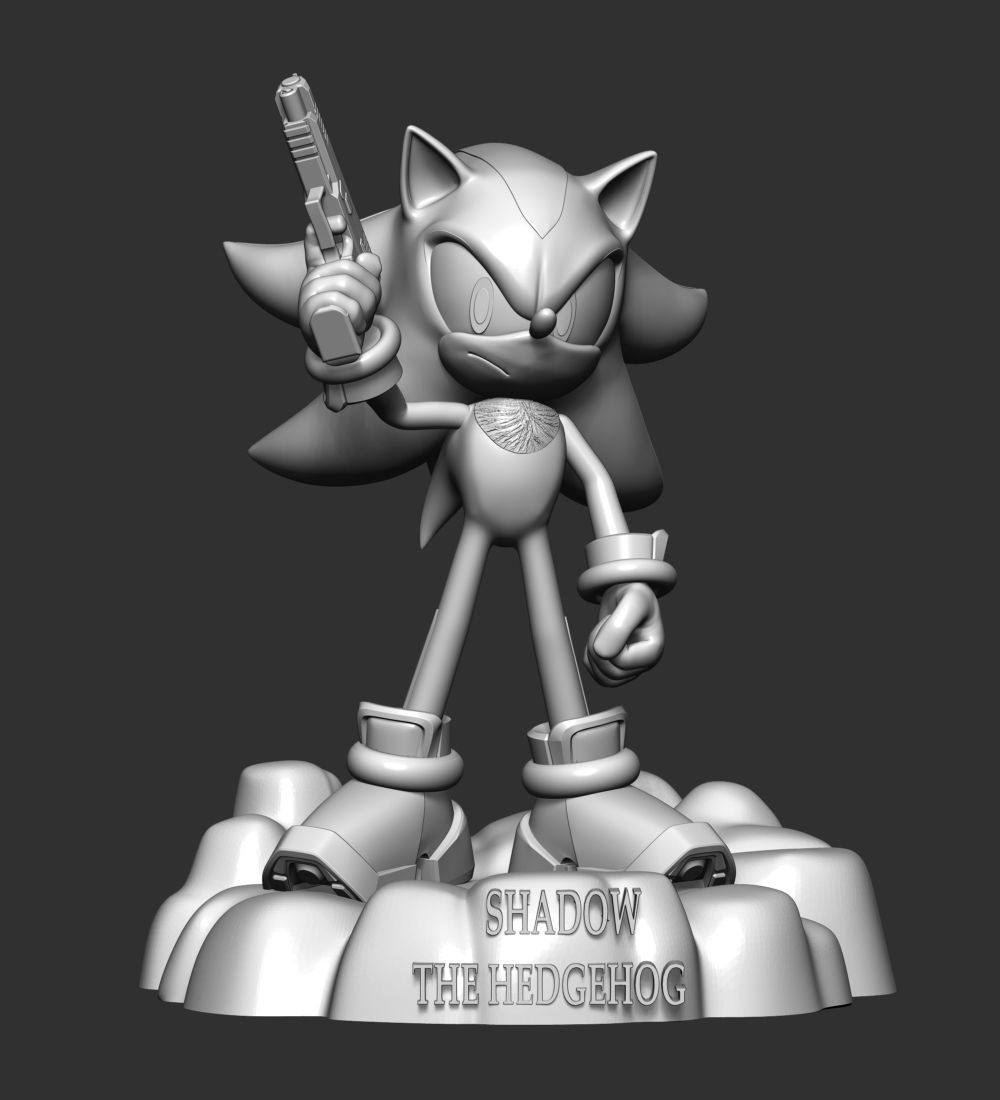 Shadow - Sonic The Hedgehog 3D print model_23