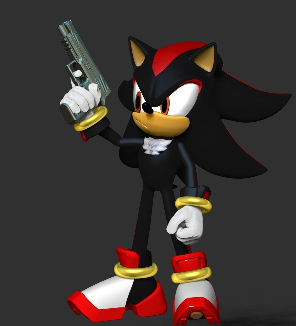 Shadow - Sonic The Hedgehog 3D print model_16
