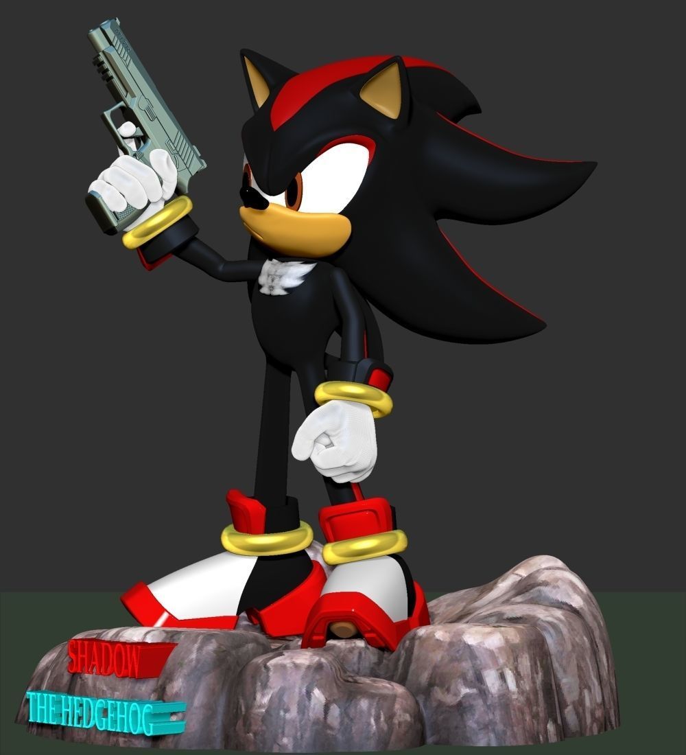 Shadow - Sonic The Hedgehog 3D print model_10