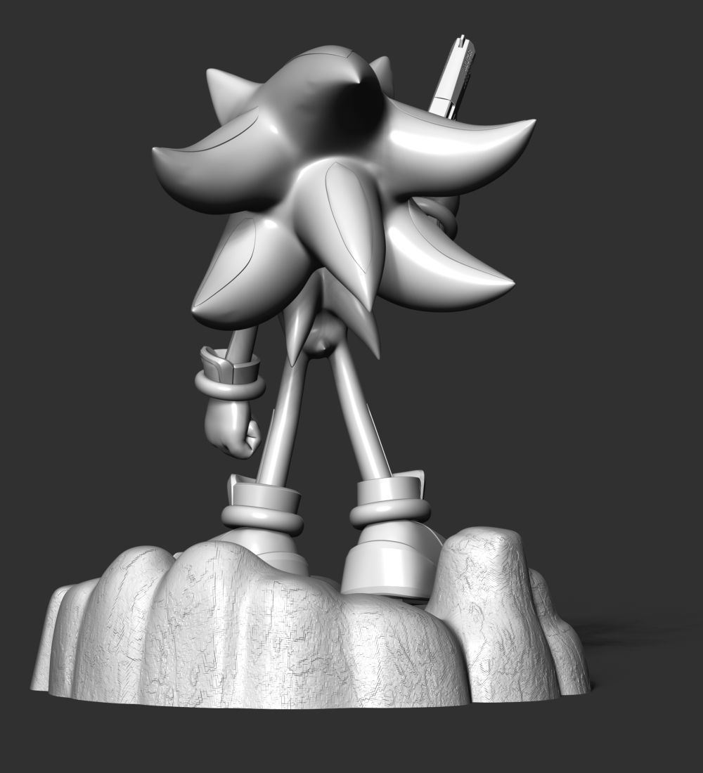 Shadow - Sonic The Hedgehog 3D print model_22