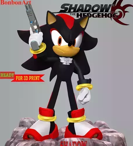Shadow - Sonic The Hedgehog 3D print model