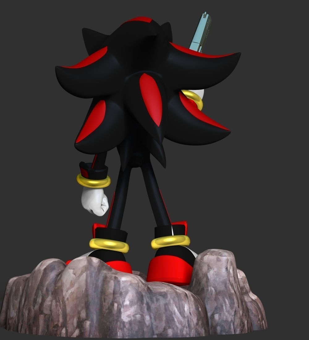 Shadow - Sonic The Hedgehog 3D print model_13