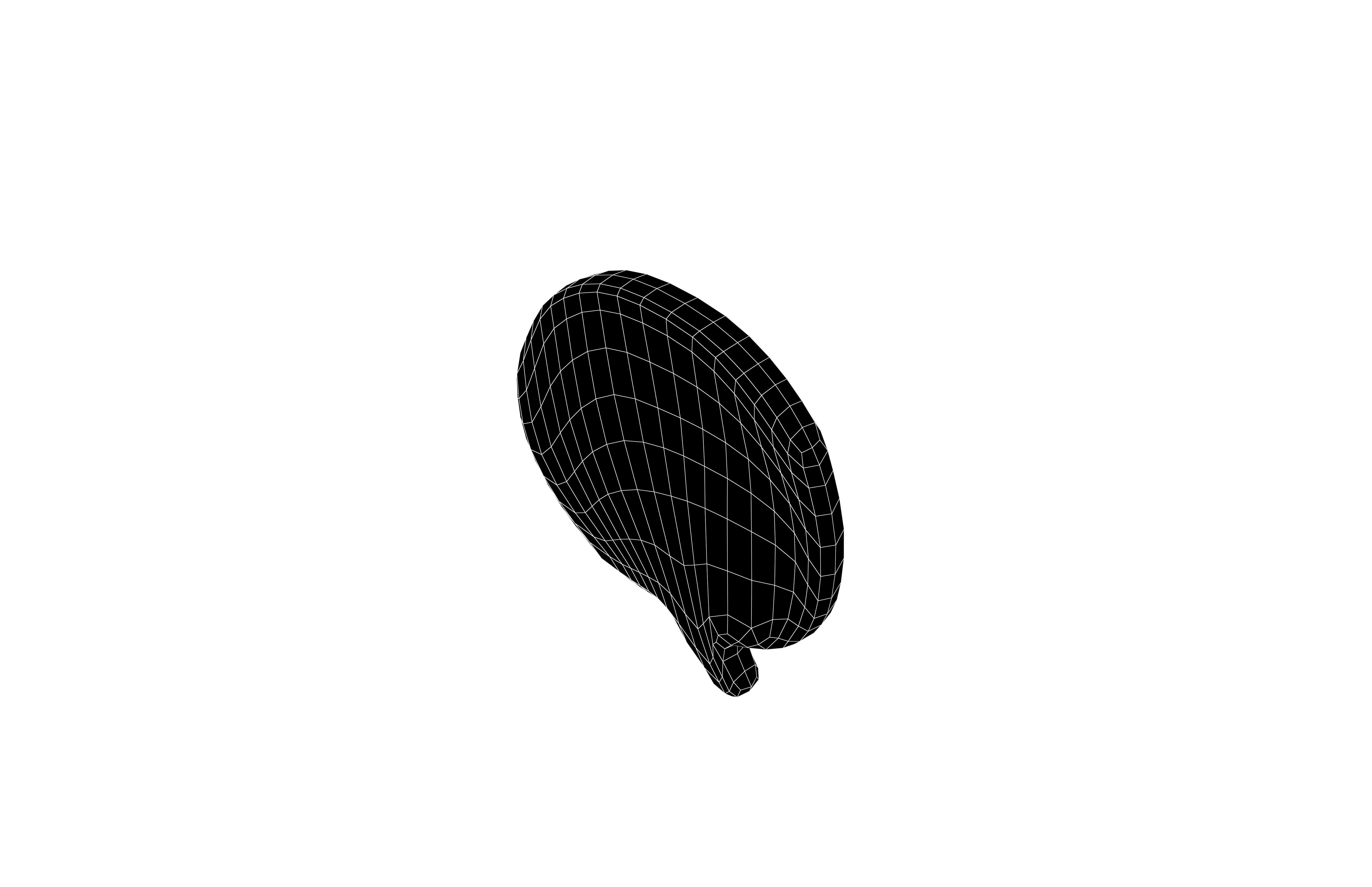 Speech Balloon v10 006 Low-poly 3D model_6