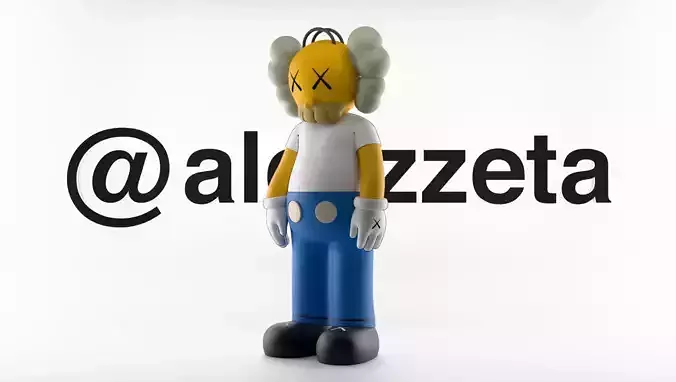 Kaws Homer Simpson for Print