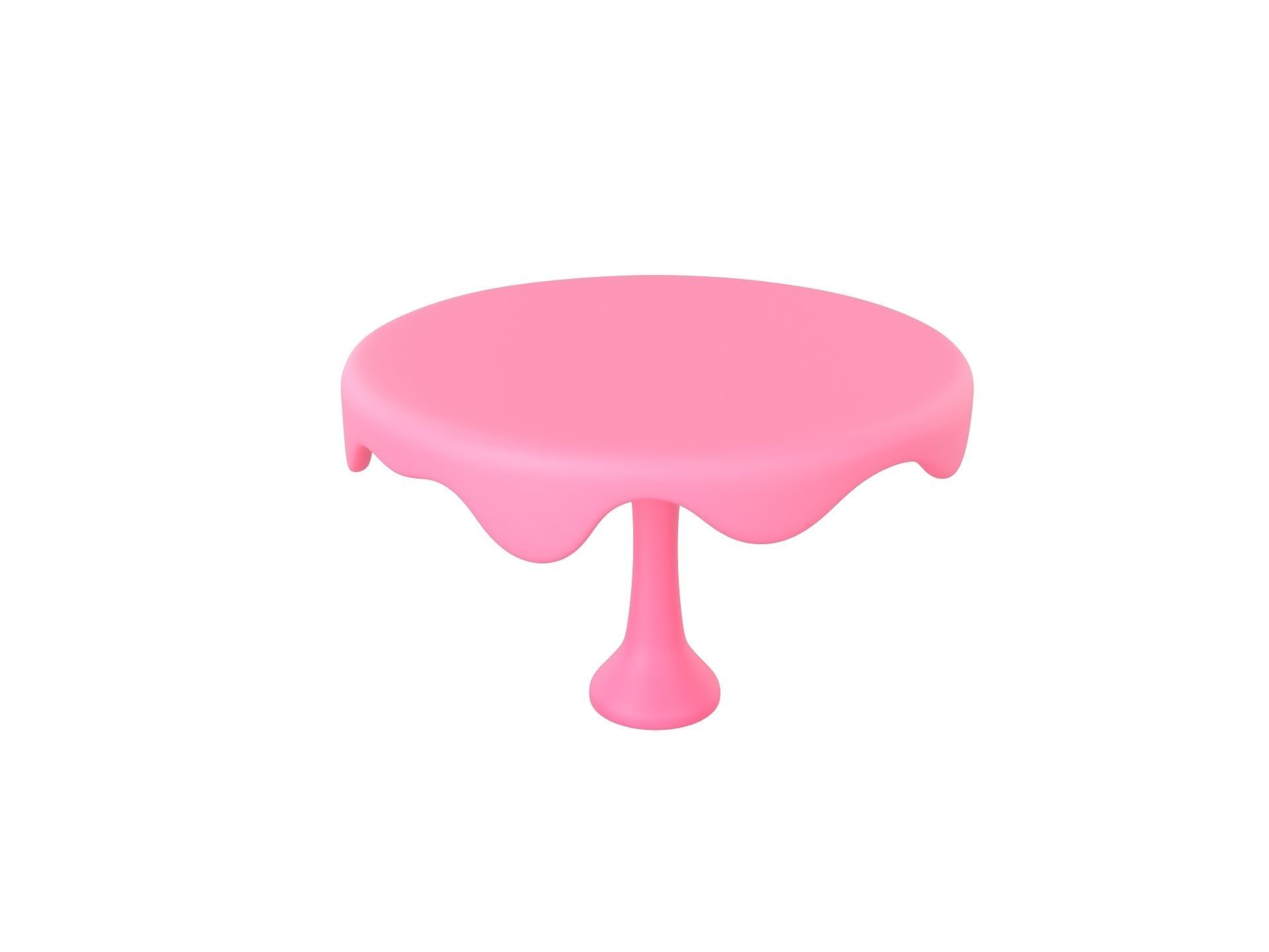 Furniture003 Table 3D model_6
