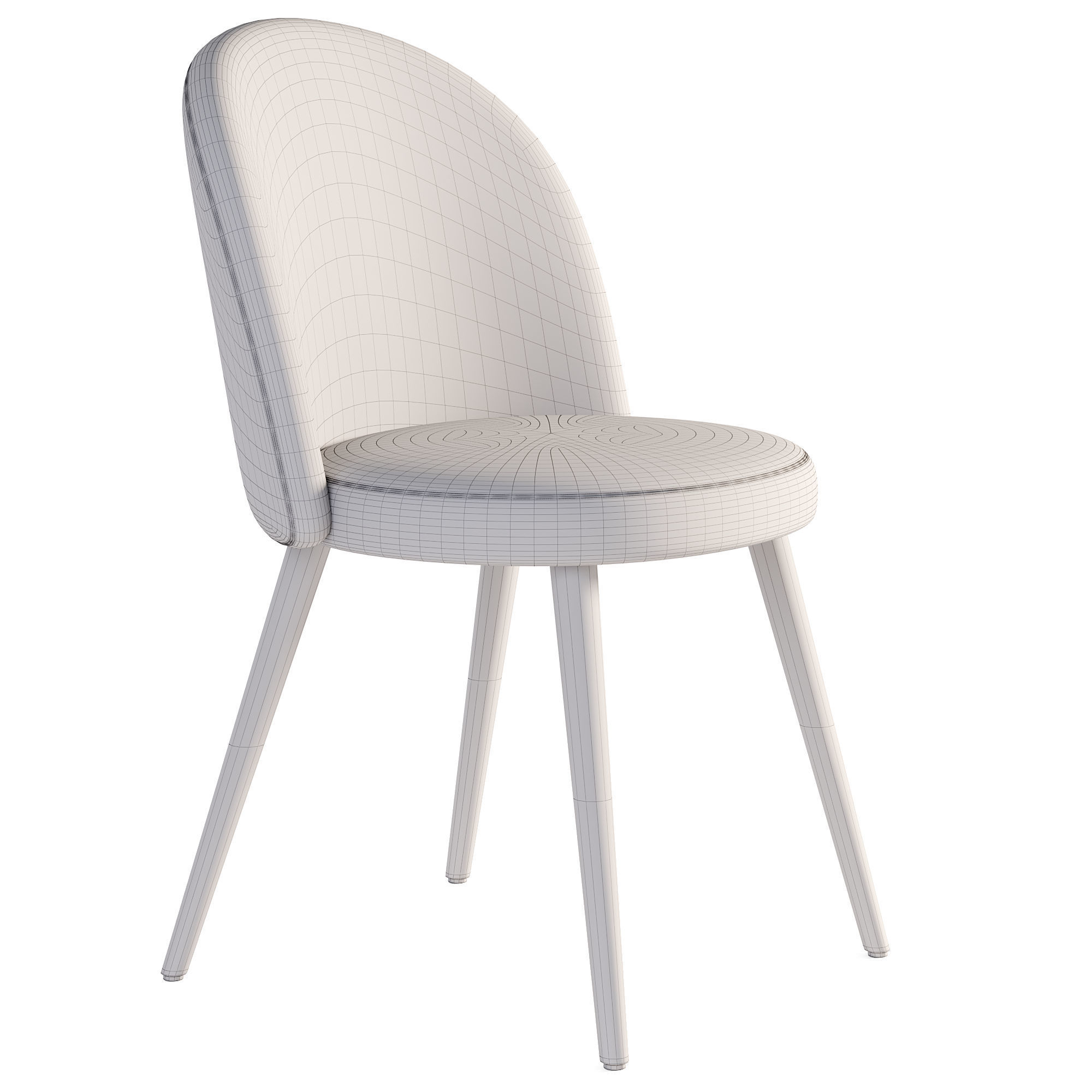 Zola Dining Chair free 3D model CGTrader