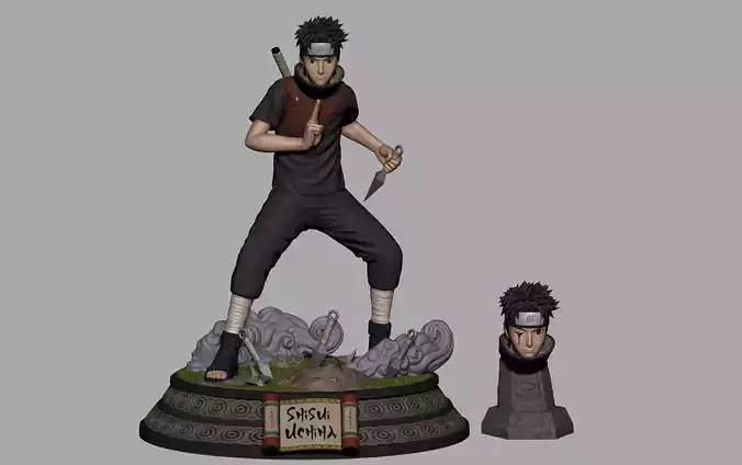 Shisui Uchiha 3D print model