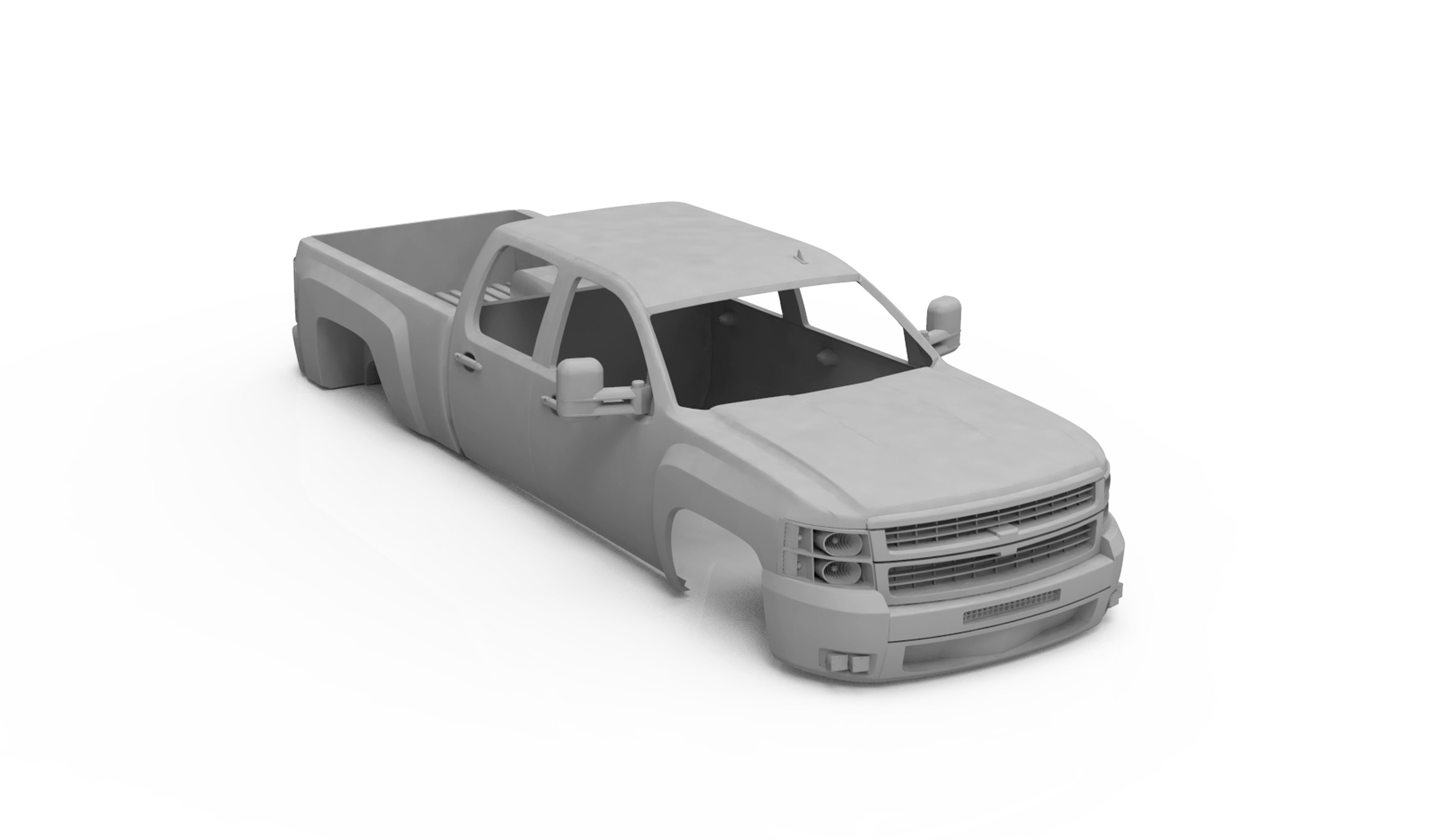 Chevrolet Silverado 1500 2013  3D print model_1