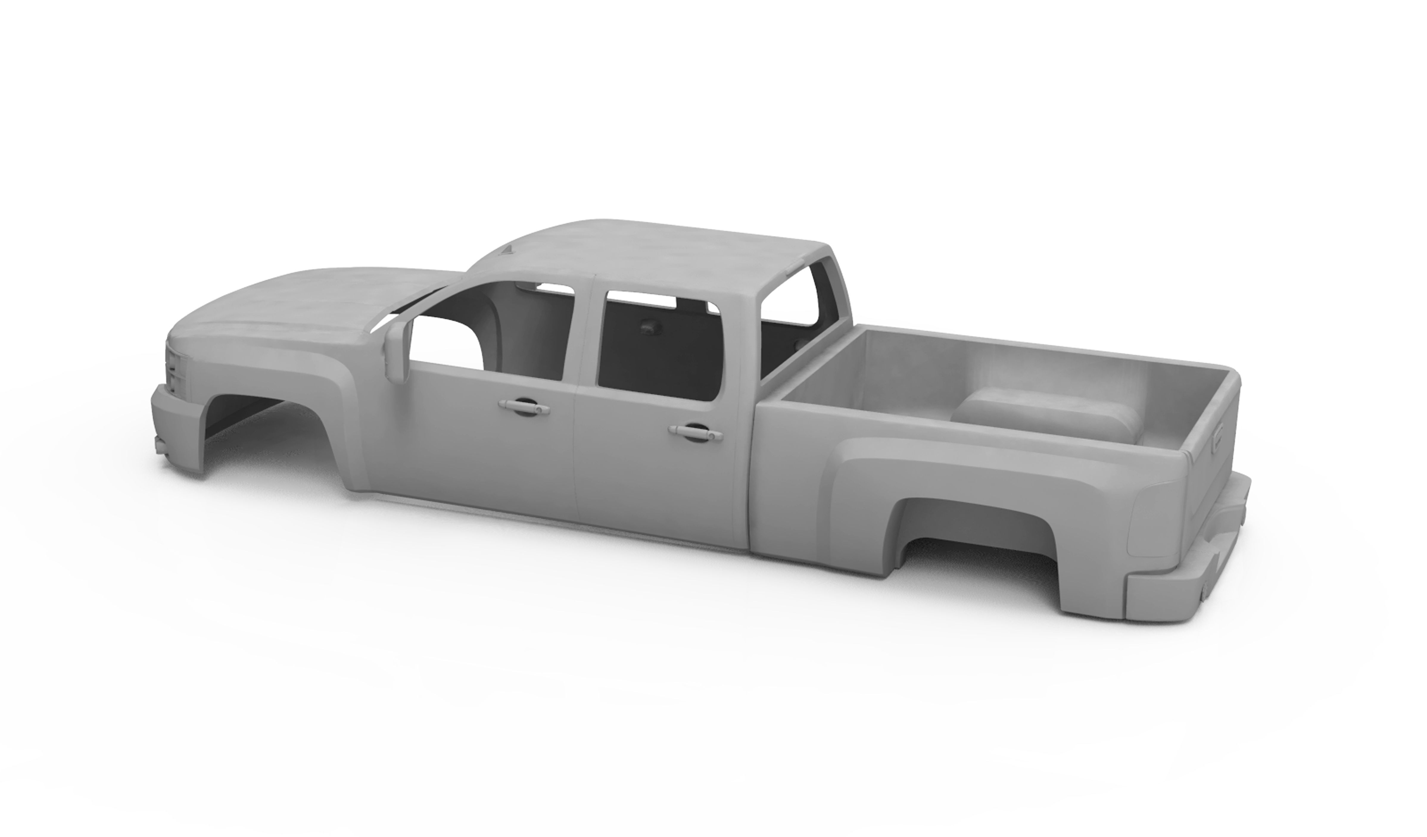 Chevrolet Silverado 1500 2013  3D print model_3